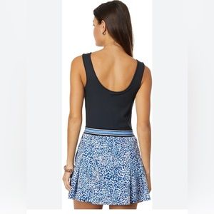 NWT Lilly Pulitzer pineapple park romper XL rib knit built in bra